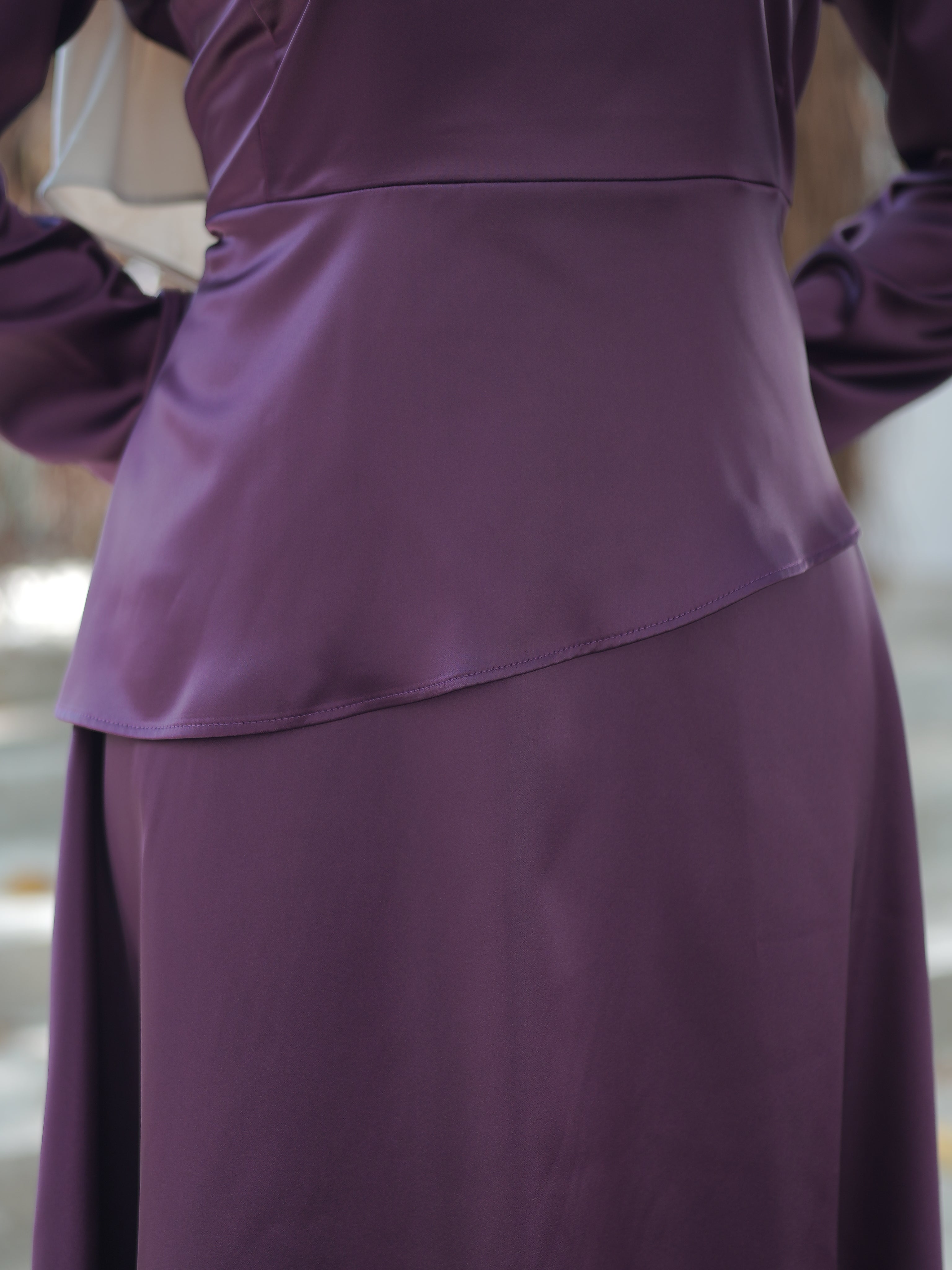 Ensemble Satin Prune