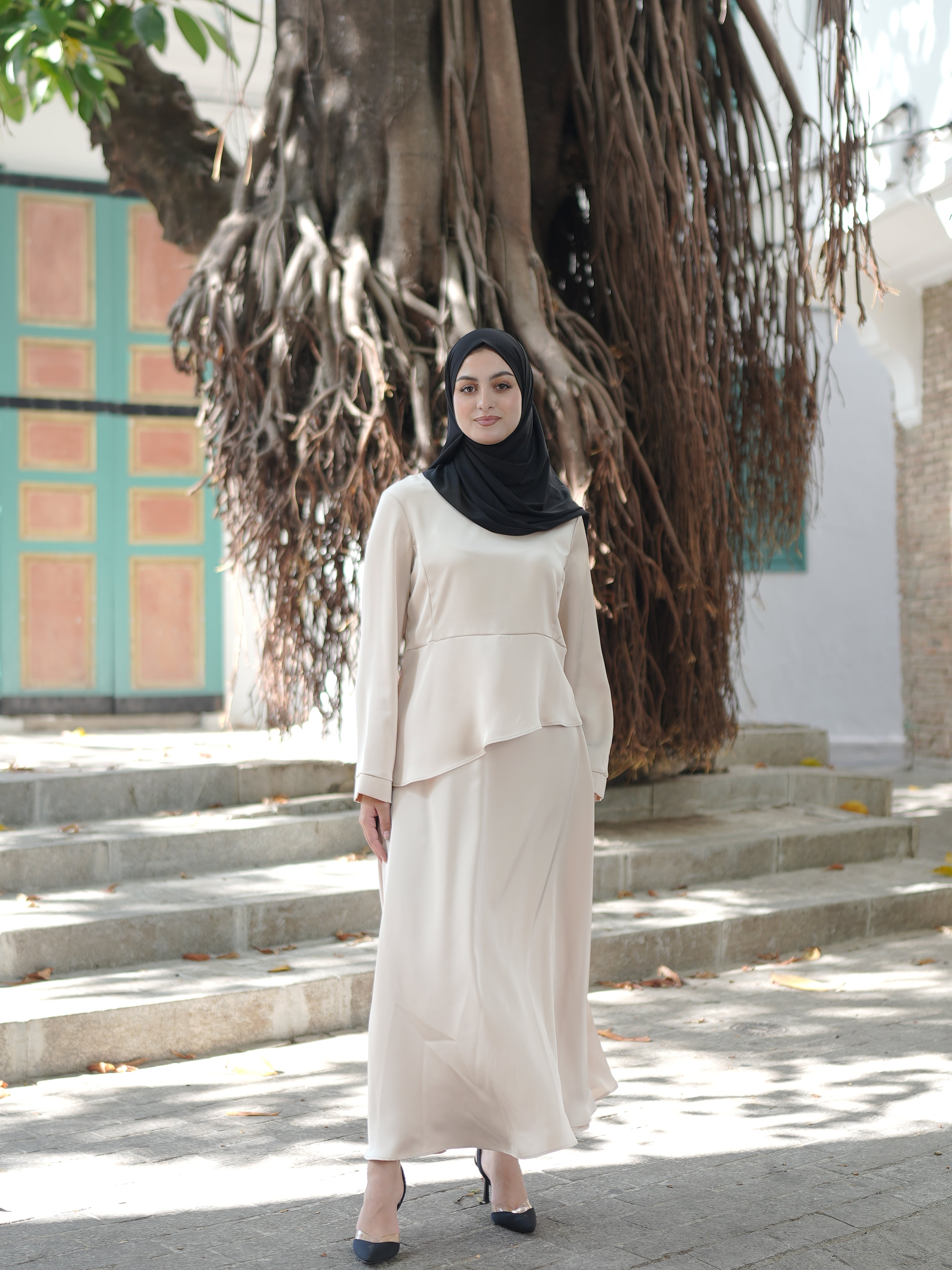 Ensemble Satin Beige