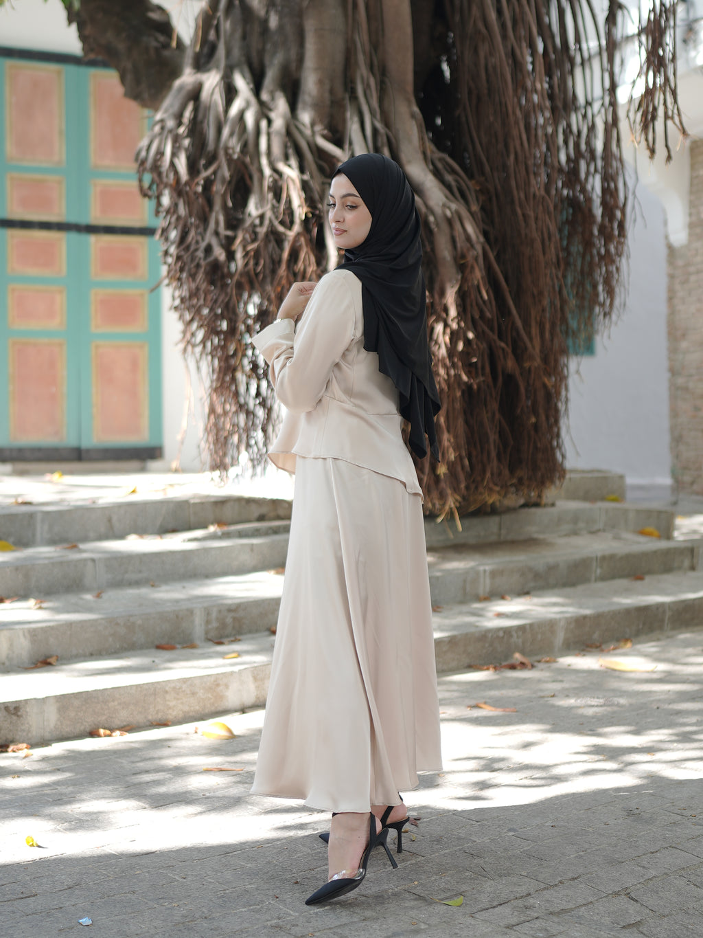 Ensemble Satin Beige