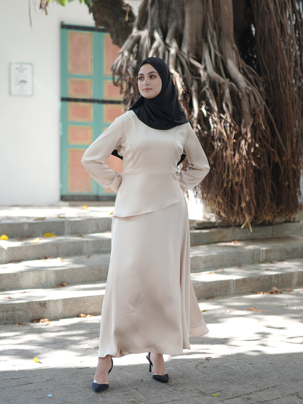 Ensemble Satin Beige
