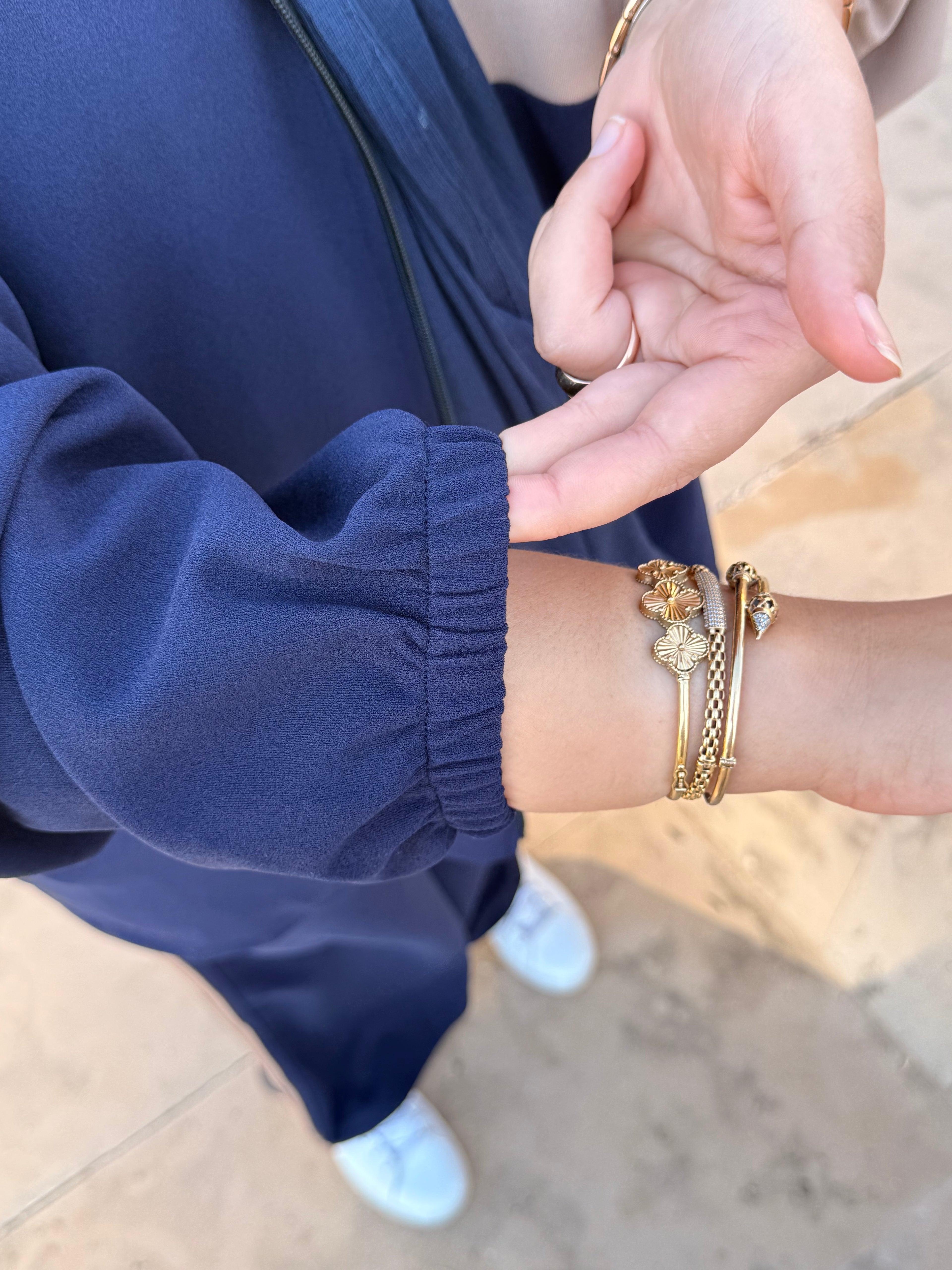 Ensemble Sport Bleu Nuit & Beige